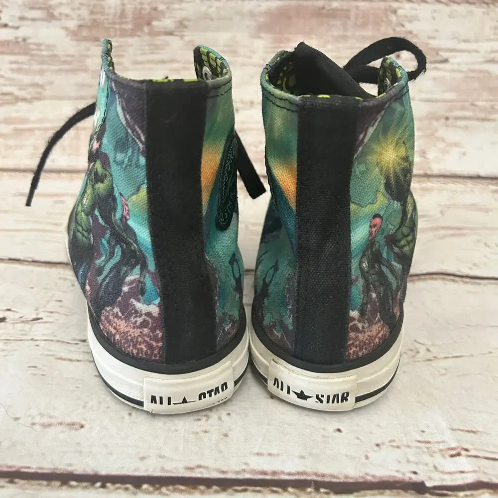 CONVERSE DC Comics Green Lantern High Top All Star Shoes Sz 2